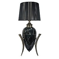 Stylish Black Texture Table Lamp - Perfect for Any Interior Décor Stylish Black Texture Table Lamp - Perfect for Any Interior Décor