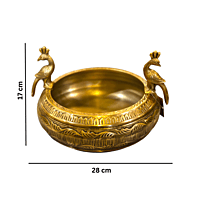 Peacock Water Bowl Peacock Water Bowl