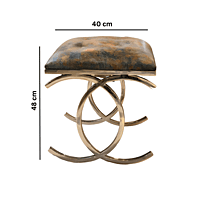 Texture Printed Side Stool