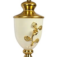 Traditional Elegance: Ornate Table Lamp with rich colors for Home Décor