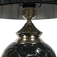 Stylish Black Texture Table Lamp - Perfect for Any Interior Décor Stylish Black Texture Table Lamp - Perfect for Any Interior Décor