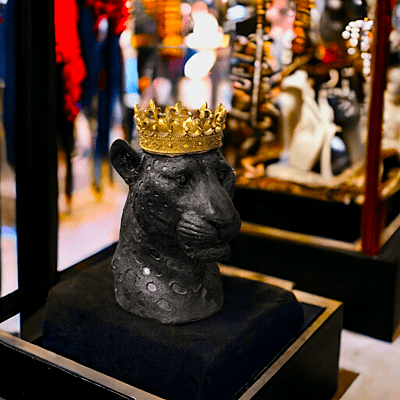 Lion with crown