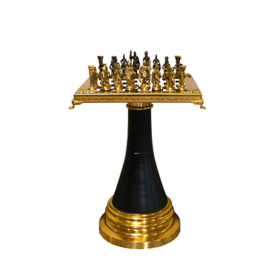 Historical Greek vs Roman Army Chess Set with Stand