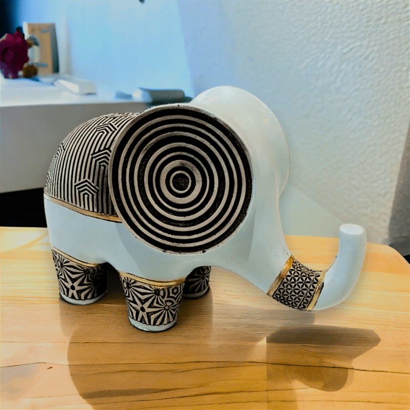 Minimalist Chic Elephant Figure