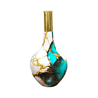 Metal vase with unique design