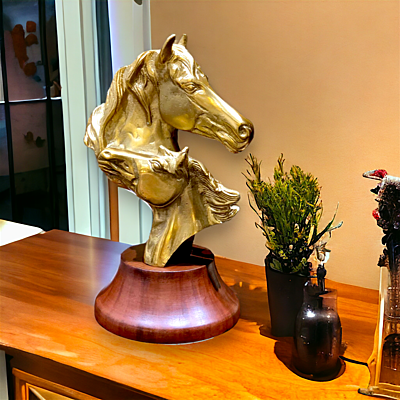 Brass Horse Statue Home Decor