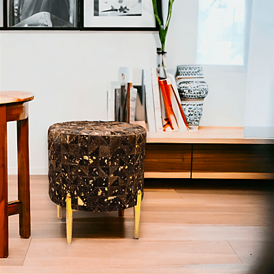 Brown Paffy Stool