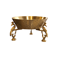Peacock Water Bowl with Stand Peacock Water Bowl with Stand
