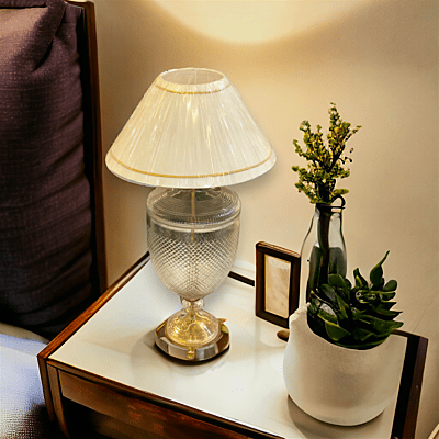Glass Table Lamp