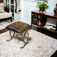 Texture Printed Side Stool