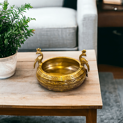 Peacock Water Bowl